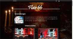 Desktop Screenshot of flair66.de